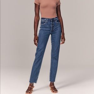 Abercrombie High Rise Mom Jeans